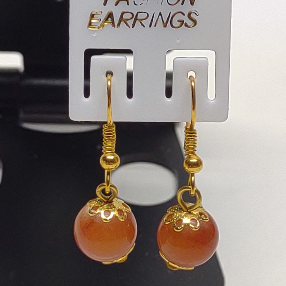 Jade earrings